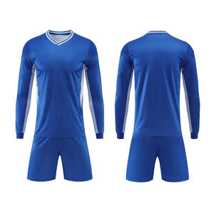 Ensemble de maillots de football à manches longues et séchage rapide de haute qualité pour hommes — Kits d'équipe personnalisés - Product Image 6