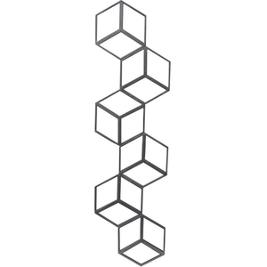 Moderno Estante para Vino Hexagonal de Metal, Soporte de Vino Independiente para Encimera con Capacidad para 11 Botellas, Acabado Dorado Elegante, Diseño Geométrico de Panal - Product Image 4