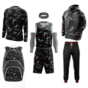 Tenues de basket-ball fabriquées au Pakistan, comprenant maillot d'équipe et short sublimé, en vente en ligne. - Product Image 5
