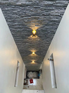 Panneaux calcaires en pierre bleue antique de haute qualité du Vietnam Solution de revêtement mural naturel pour les projets intérieurs et extérieurs - Product Image 4