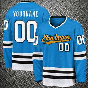 Ekin Impex Patchs en twill sublimé couleur pour maillot de hockey sur glace, broderie de logo personnalisée pour uniforme de hockey sur glace - Product Image 1