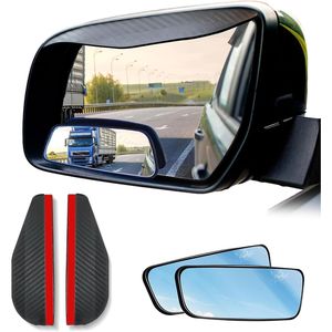 Set di 2 Specchietti Retrovisori Auto Grandangolari con Visione 3x Più Ampia, Protezione Universale Antipioggia per Punti Ciechi - Product Image 1