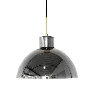 Lampe suspendue ronde contemporaine polie avec anneau pour salon, cuisine, salle à manger et décoration de chambre - Product Image 1