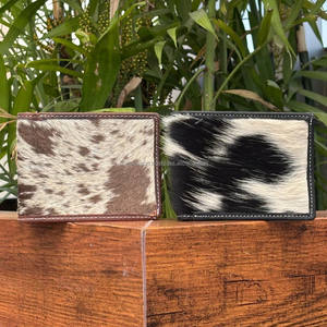 Personalizado al por mayor de cuero de vaca Bifold Delgado titular de la tarjeta de crédito RFID Bloqueo de cartera de cuero genuino de lujo carteras cortas para los hombres - Product Image 5