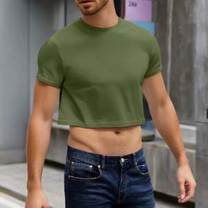 Camisetas de Manga Corta para Hombre, Personalizadas OEM, de Primera Calidad, Cuello Redondo, Estilo Casual, Holgadas, para Verano - Product Image 4