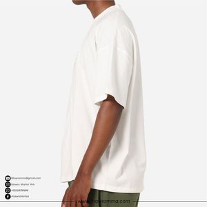 Nouveauté T-shirt imprimé DTG surdimensionné 100% coton, streetwear haut de gamme, mode estivale, logo personnalisé, tee-shirt unisexe, séchage rapide - Product Image 4