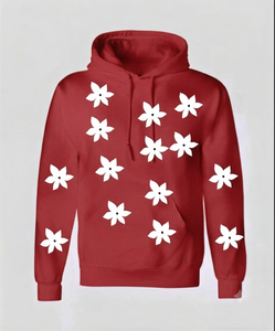 Pull à capuche d'hiver pour homme en gros - Style streetwear, couleur unie, tissu polaire, séchage rapide et respirant, avec poche avant - Product Image 4