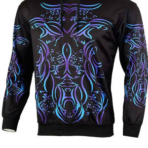 Sudaderas con Capucha Sublimadas de Diseño Básico 2026, Mezcla de Algodón, Talla Grande, Personalizadas con Logotipo Propio, Impresión por Sublimación, Sudaderas con Capucha para Hombre - Product Image 4