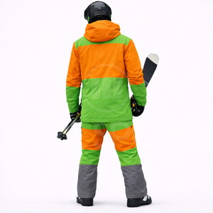 Traje de Esquí con Capucha de Talla Grande, Directo de Fábrica, Chaqueta y Pantalones para Nieve, Transpirable, Impermeable, Sintético, Térmico y Ecológico - Product Image 2