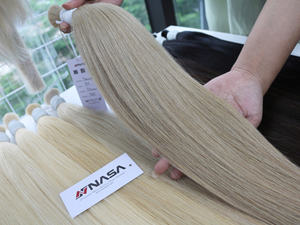 High Quality Virgin <b>Hair</b> <b>Extensions</b> <b>Light</b> <b>Color</b> Silky Straight Wave Fast Shipping Vietnam Big Wholesale Bulk All Natural Wave - Product Image 5