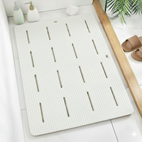 DONG HANG Fournisseur en gros OEM Tapis de bain en EVA de qualité supérieure à motif ondulé écologique pour usage domestique, antidérapant, inodore, imperméable
