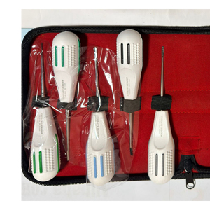 Juego de luxadores de extracción de raíces, con mango de plástico ligero, herramientas de extracción dental, instrumentos dentales, juego de luxadores - Product Image 5