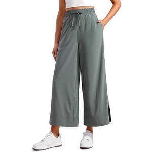 Wearpex Women's Casual Sports Yoga Leggings <b>Elastic</b> Waist <b>Belt</b> Pocket Comfortable Eco-Friendly Breathable Drawstring Closure - Product Image 2