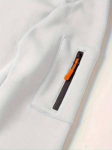 Breathable Long Sleeve Sweatshirts Oem Services And Good Selling Men's Quarter Zipper Hooded Hoodies 100% Cotton Fleece - Product Image 6