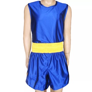 Top Selling Custom Color Durable Boxing Uniform Set Front Unisex Adults 100% Polyester Lightweight Breathable Quick Dry Boxing - Product Image 3
