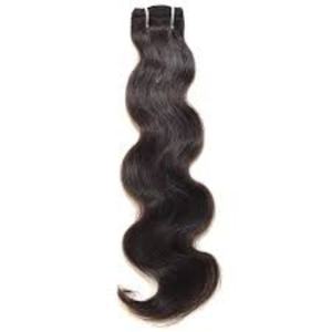 Extensiones de cabello humano ondulado para mujer, mechones de pelo NATURAL virgen de alta calidad, color negro y marrón, sin procesar - Product Image 4