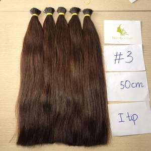 I-Tip 100% Virgin Raw Hair European Hair Keratin Pre Bonded Unprocessed Human Hair Extensions - Product Image 6