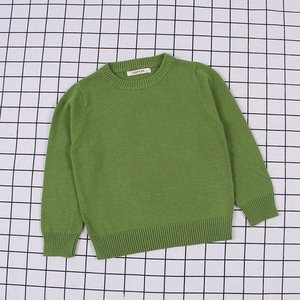 Pull en maille à col rond pour femme CAMPURE, 100% polyester, couleur unie, manches longues, décontracté, hiver, broderie - Product Image 5