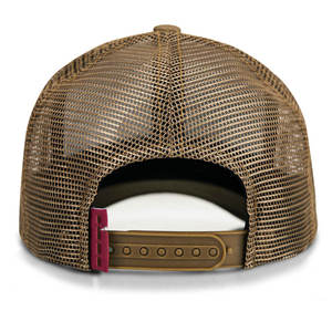 Blank Brown Trucker <b>Cap</b> Structured Mesh Snapback <b>Hat</b> 5 Panel Cotton Twill Custom Logo Embroidery Baseball <b>Cap</b> OEM Wholesale - Product Image 6