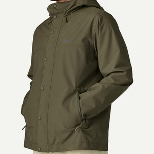 Men's <b>Hooded</b> Casual <b>Rain</b> <b>Jacket</b>-Waterproof Windproof Breathable & Eco-Friendly Sports <b>Jacket</b> with Custom Branding - Product Image 3
