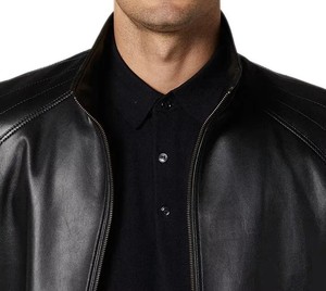 Latest Style <b>Men</b> Fashion <b>Leather</b> <b>Jackets</b> Regular Sleeve Design Custom Packing <b>Men</b> Fashion <b>Leather</b> <b>jacket</b> for <b>men</b> - Product Image 2