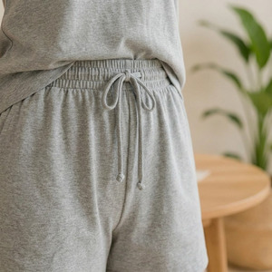 Ensembles de vêtements de détente d'été pour femmes, ensembles de pyjamas en coton tricoté pour femmes, vêtements de nuit doux et respirants pour femmes - Product Image 3