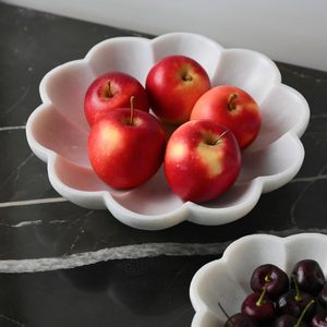 ชามหินอ่อนงานหัตถกรรมแบบดั้งเดิมชามหินพลอยผ่านแสงโปร่งแสง - Product Image 5