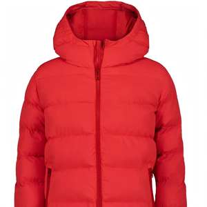2026 Wholesale Trending Winter Jackets Hooded Zipper <b>Long</b> Sleeve Unisex Black <b>Coats</b> Casual Loose Cotton <b>padded</b> Clothes Apparel - Product Image 4