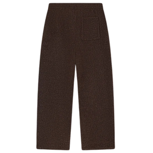 Pantalones Jogger de Punto con Pierna Ancha, Cintura Elástica Marrón, Estilo Casual para Descansar, Unisex, Ajuste Cómodo, Fabricante OEM, Calidad Premium - Product Image 2