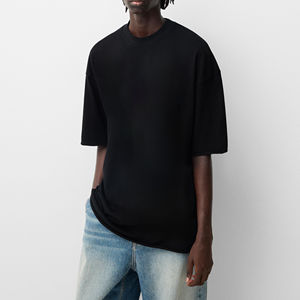 Últimas Camisetas de Hip Hop Personalizadas de Corte Regular para Hombre, Modernas, Clásicas, de Algodón, Manga Corta, Cuello Redondo, 180g, Tejido Ecológico y Transpirable - Product Image 2