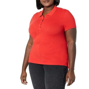 Camiseta Polo de Verano, Nueva, 100% Algodón, Tejida, de Color Sólido, para Hombre y Mujer, con Cuello, Estilo Casual de Negocios - Product Image 1