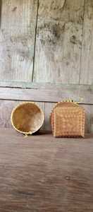 Handmade <b>Mini</b> Bamboo Rice Basket Eco Friendly Gift <b>Box</b> Natural Woven Bamboo Packaging Basket OEM Supplier Vietnam - Product Image 3
