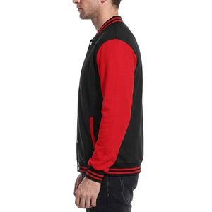 Chaqueta universitaria de béisbol personalizada para hombre con mangas de cuero de diseño personalizado, chaquetas universitarias de béisbol para hombre. - Product Image 4