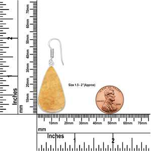 Pendientes de Coral Fósil Natural Amarillo de Alta Calidad, Precio al por Mayor, Directo del Proveedor, Joyería de Primera Calidad a Bajo Precio - Product Image 3