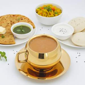 ชุดถ้วยทองเหลืองโบราณแบบดั้งเดิม ผลิตจากโลหะผสมทองเหลืองตามหลักอายุรเวท ราคาส่งออกขายส่งต่อชิ้น - Product Image 3