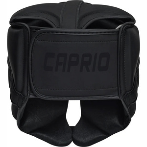 Casque de boxe classique noir personnalisé Caprio, protection premium, léger, professionnel, pour MMA, Muay Thai, Kickboxing - Product Image 1