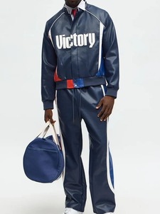 เสื้อแจ็คเก็ตบอมเบอร์หนังเทียมคิงโมโต - Product Image 4