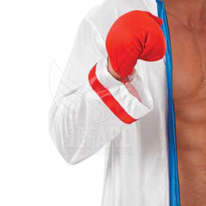 Kimono de Jiu Jitsu de marca privada, batas de boxeo de color sólido, hechas en Pakistán, batas de boxeo resistentes. - Product Image 5