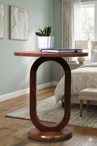 Traditional <b>Wooden</b> Coffee <b>Table</b> With <b>Rustic</b> Finish Handmade Premium Furniture For Farmhouse Style Interiors - Product Image 5