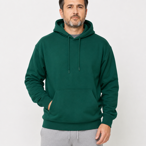 Sudaderas con Capucha para Hombre, Tejidas en Poliéster y Algodón, Corte Ajustado, Bolsillo Liso, Logotipo Personalizado, Manga Larga Térmica, Diseño Moderno, Otoño - Product Image 1