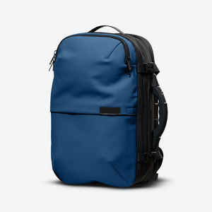 <b>Navy</b> Blue Nylon <b>Backpack</b> Softback Style Zipper Closure Water Resistant Unisex Multi Functional Shoulder Strap Webbing Handle - Product Image 1
