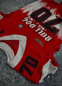 Conjunto de Uniforme de Fútbol Americano Transpirable con Estampado por Sublimación Personalizado para Hombre, Alta Calidad, 100% Poliéster, Talla Grande - Product Image 5