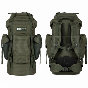 Mochila de Gran Capacidad para Exteriores, Resistente al Agua, con Bolsillo Interior con Cierre, Almacenamiento, Respaldo Suave, de Nailon y Algodón - Product Image 6