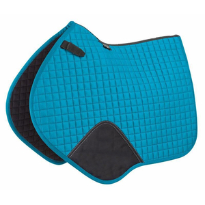 Tapis de selle pour chevaux de haute qualité en tissu de laine de couleur unie avec doublure en maille compressée et polaire, antidérapants, logo personnalisé, pour dressage et saut d'obstacles - Product Image 2