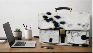 Sac pour ordinateur portable en cuir véritable pour hommes et femmes, fabriqué à la main en cuir de vachette, mallette de bureau, fournisseur en gros, qualité export LHLB-0016 - Product Image 2