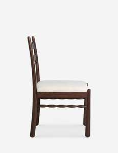 Silla de Comedor Moderna de Madera Maciza con Asiento Tapizado, Silla Contemporánea para Restaurante, Cafetería, Hogar y Hotel - Product Image 3