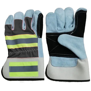 Gants de travail en cuir de vachette renforcé, résistants, pour la sécurité industrielle, protection des mains, doux et confortables, gants de rigueur - Product Image 3