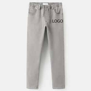 Pantalons pour garçons de haute qualité pour un usage quotidien, avec un design de qualité supérieure à prix abordable, avec logo, cordons de serrage et poches. - Product Image 1
