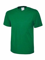 T-shirt uni pour homme sans étiquettes, col rond, 100 % coton peigné, infroissable, respirant, unisexe, 180 g, coupe classique