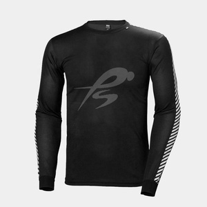 PIHA <b>Men's</b> Gym Warm Compression <b>Base</b> <b>Layer</b> Top Long Sleeve T-Shirt Spandex/Nylon for Running Gym Workout - Product Image 1